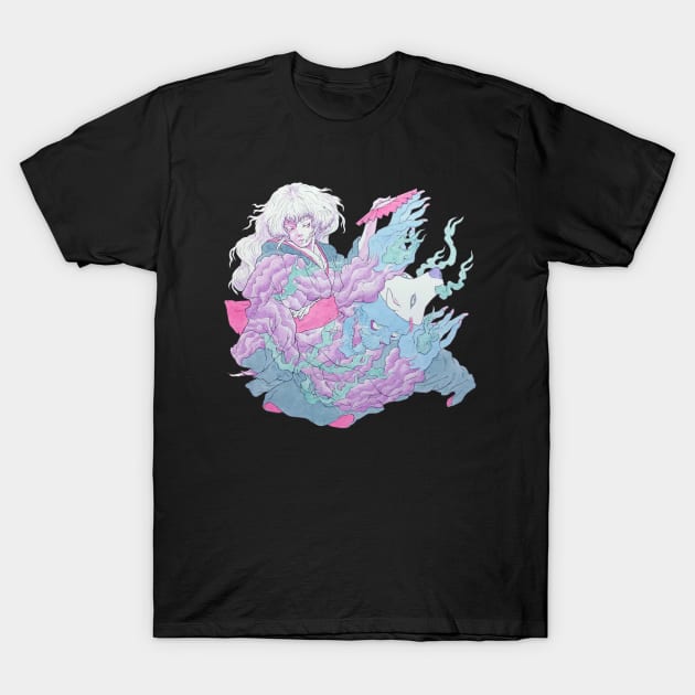 yokai kimono T-Shirt by beachghost